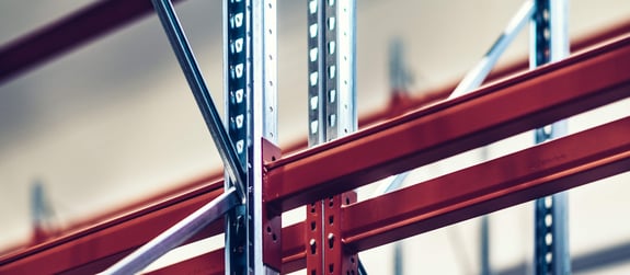 photo of pallet racking in warehouse