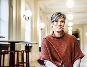 photo of a professor, tara
