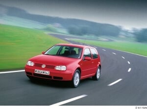 Fourth generation Golf, based the common A-platform Fourth generation Golf, based the common A-platform