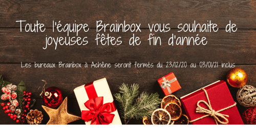 Joyeuses fêtes de fin d'année avec Brainbox