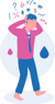 Man feeling stressed, understanding and learning to deal with stress and pressure