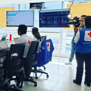 Red Cross Colombian monitoring COVID19 Pandemic