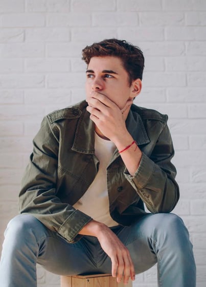 Man wearing jacket