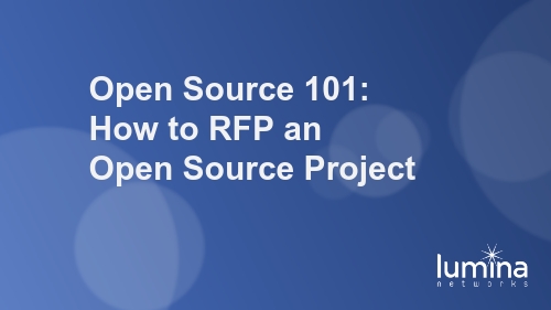 Open Source 101: How to RFP an Open Source Project