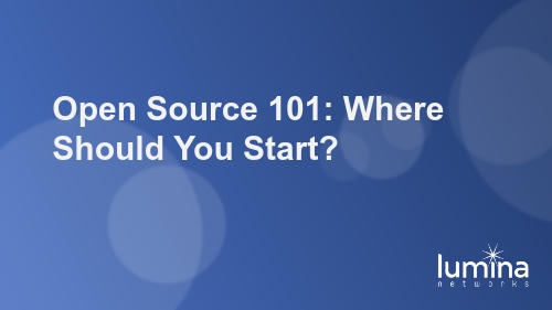 Open Source 101: Where Should You Start?