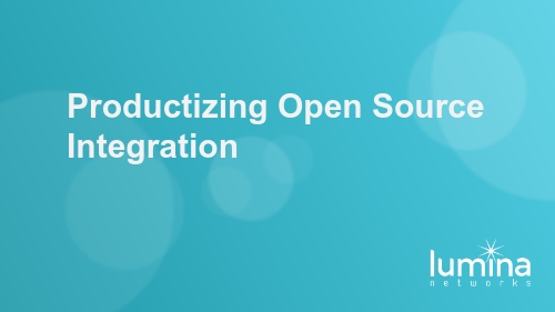 Productizing Open Source Integration