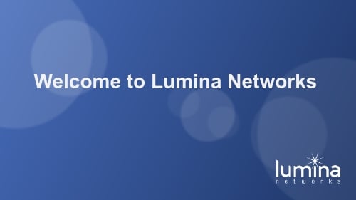 Welcome to Lumina Networks