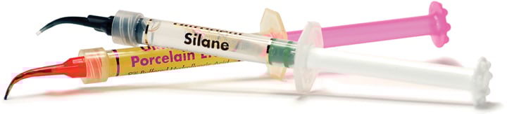 porcelain etch and silane syringes