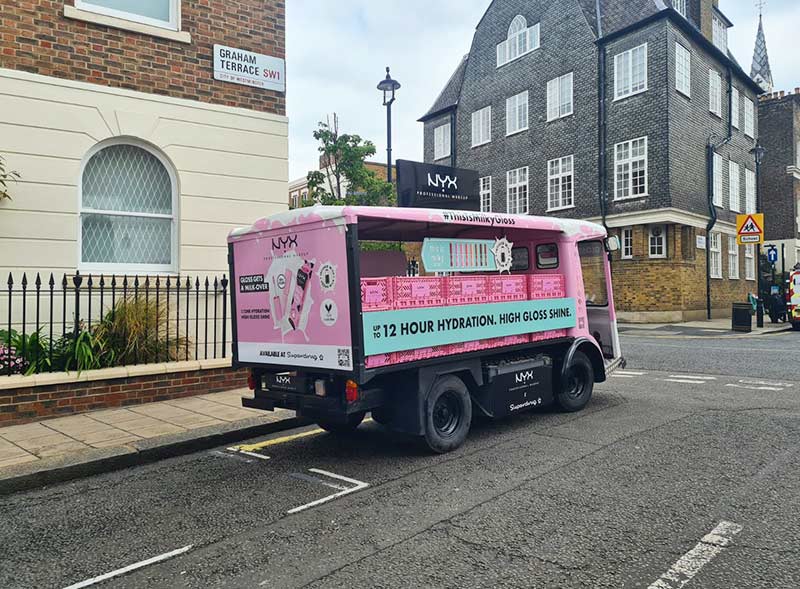 ride on milk float