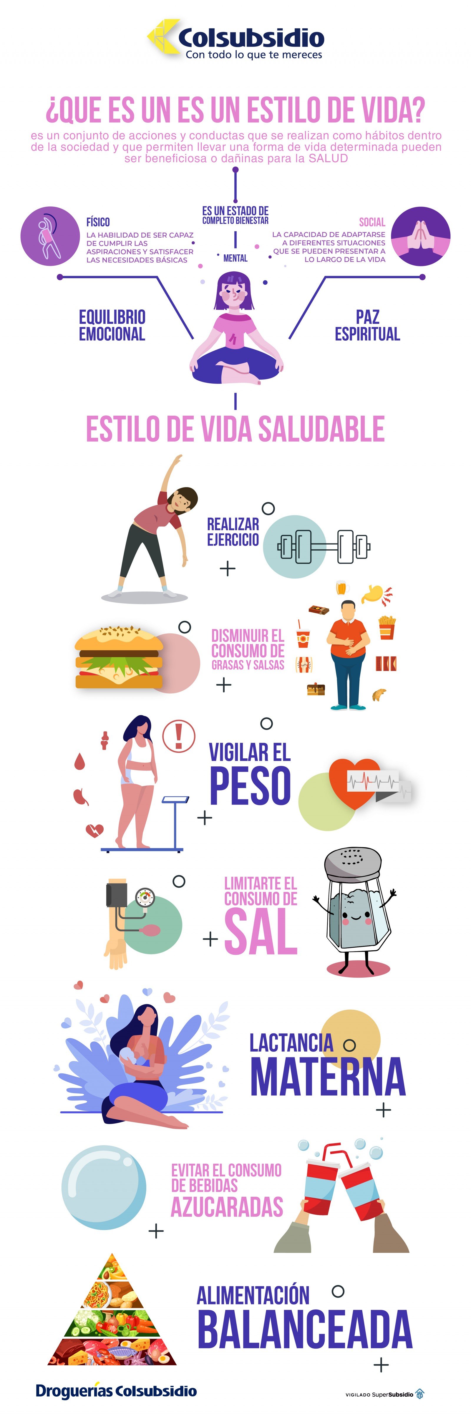 Los Estilos De Vida Infografia