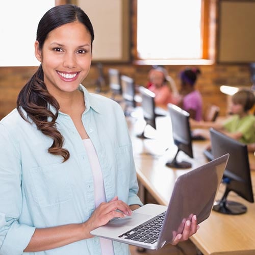 Woman on laptop
