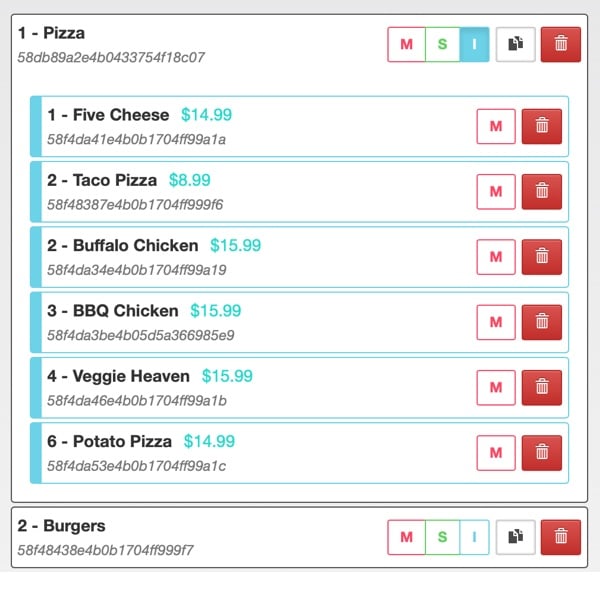 Synchronized Menus