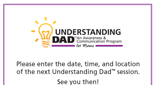 Understanding Dad™ Planning Prompt Cards
