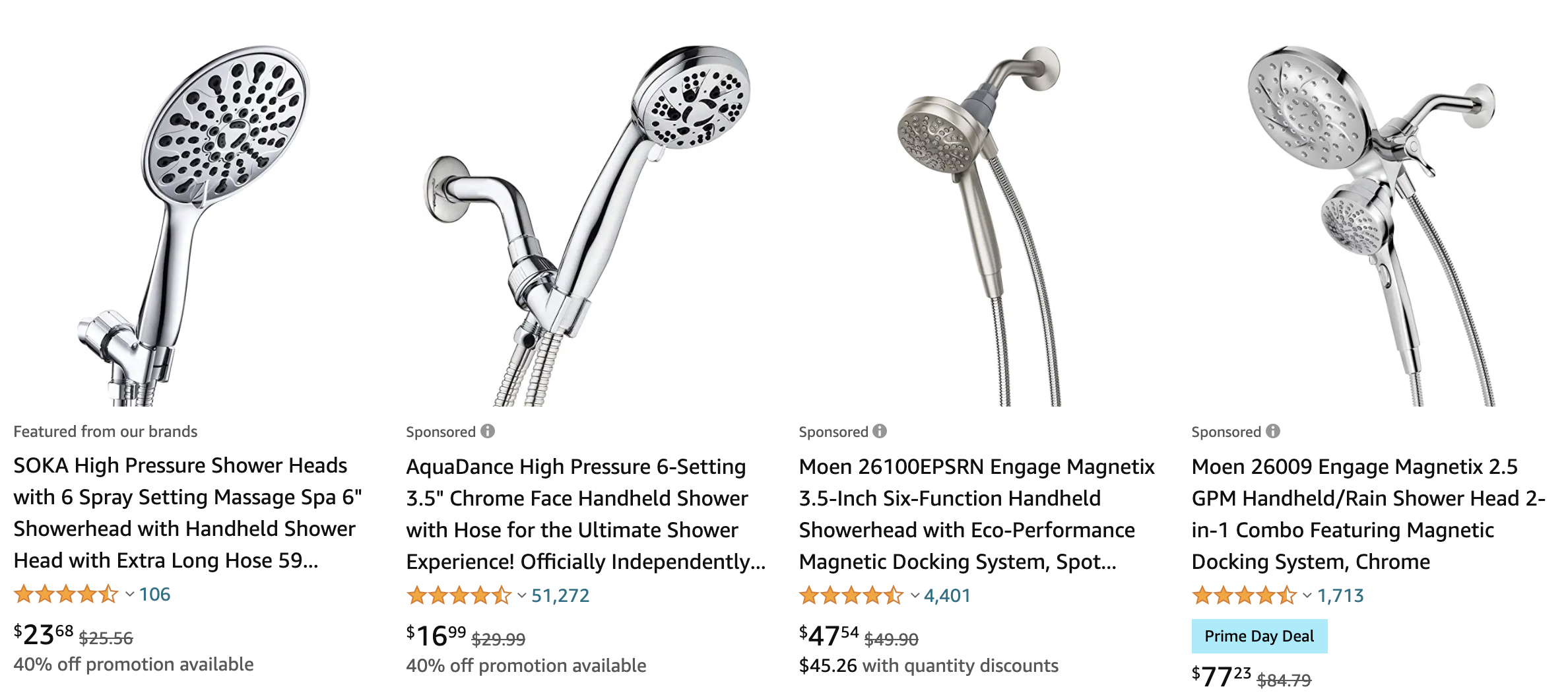 Removable Showerhead