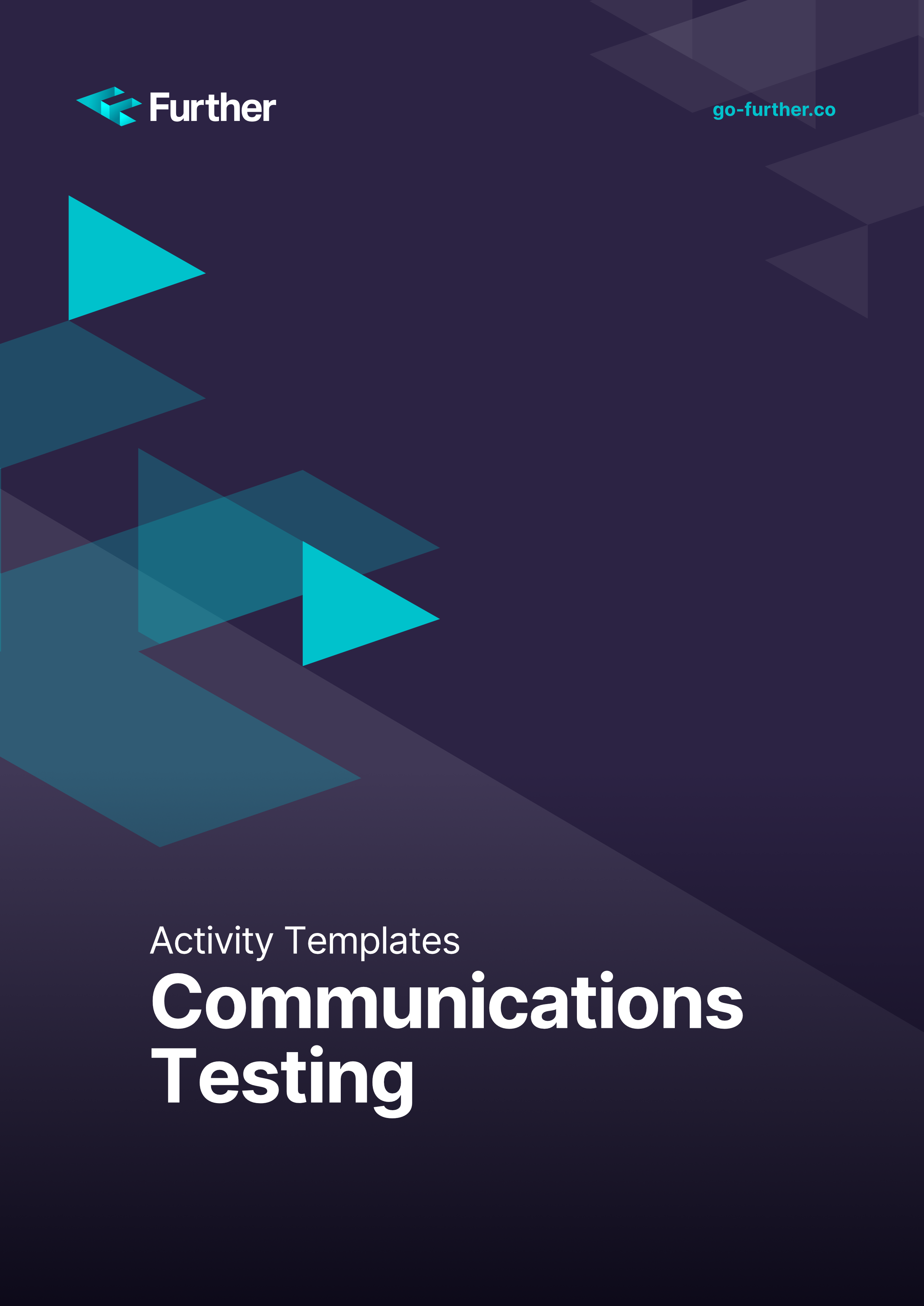 Activity Templates: Communications Testing