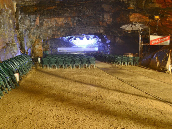 Unusual event venues - Carnglaze Caverns