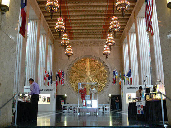 Unusual event venues - Fair Park Hall of State