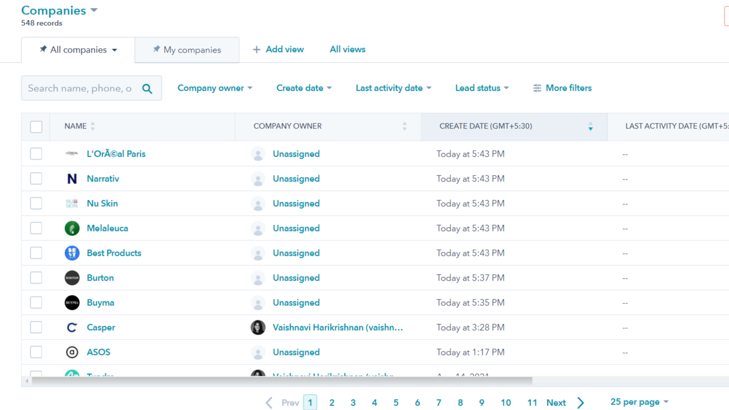 Rapid eCommerce lead lists