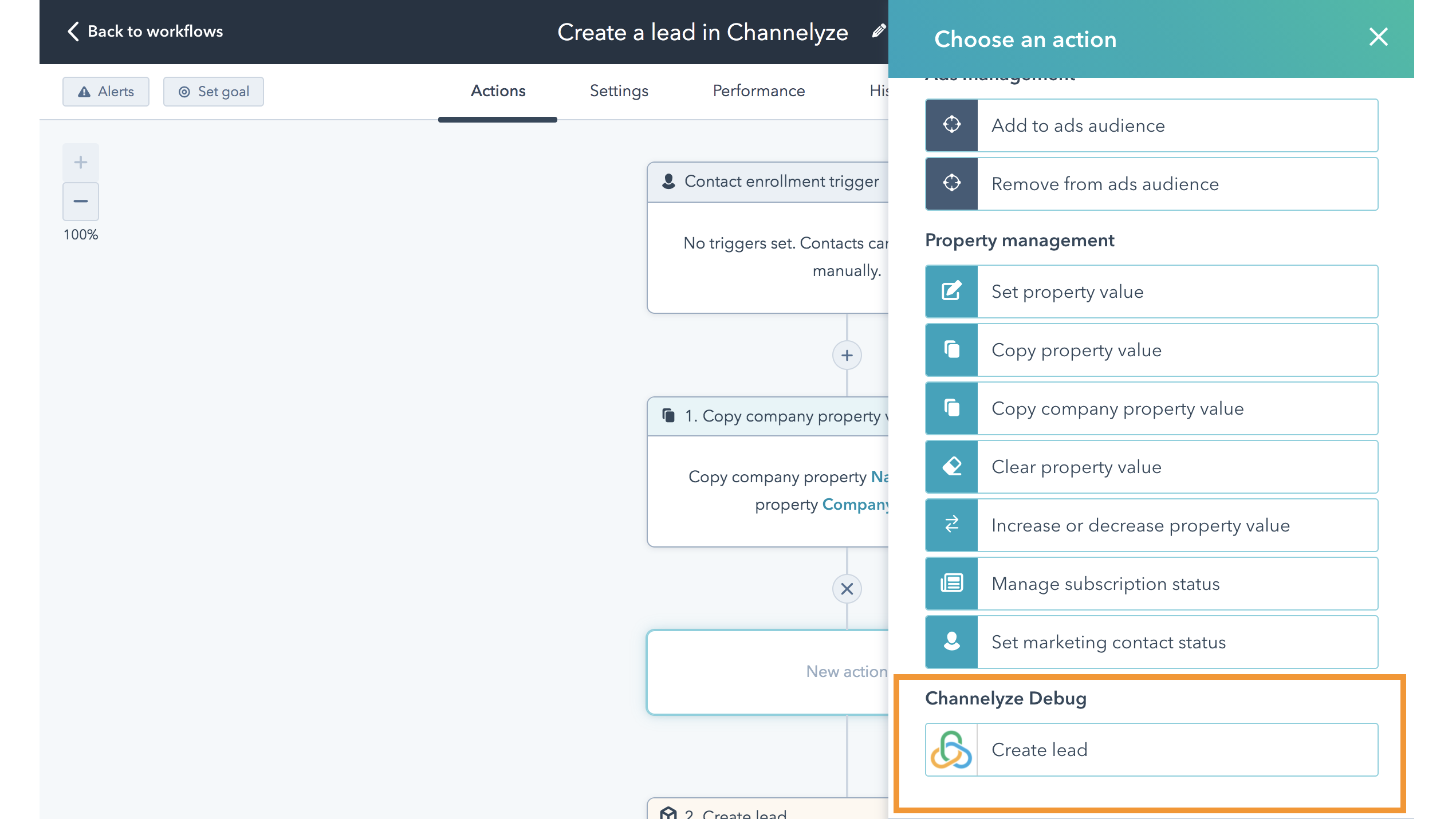 Pass leads to the channel team from within HubSpot
