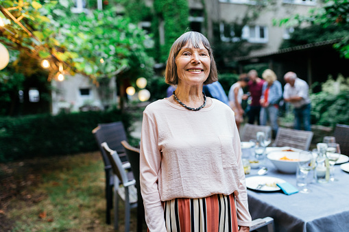 woman at party