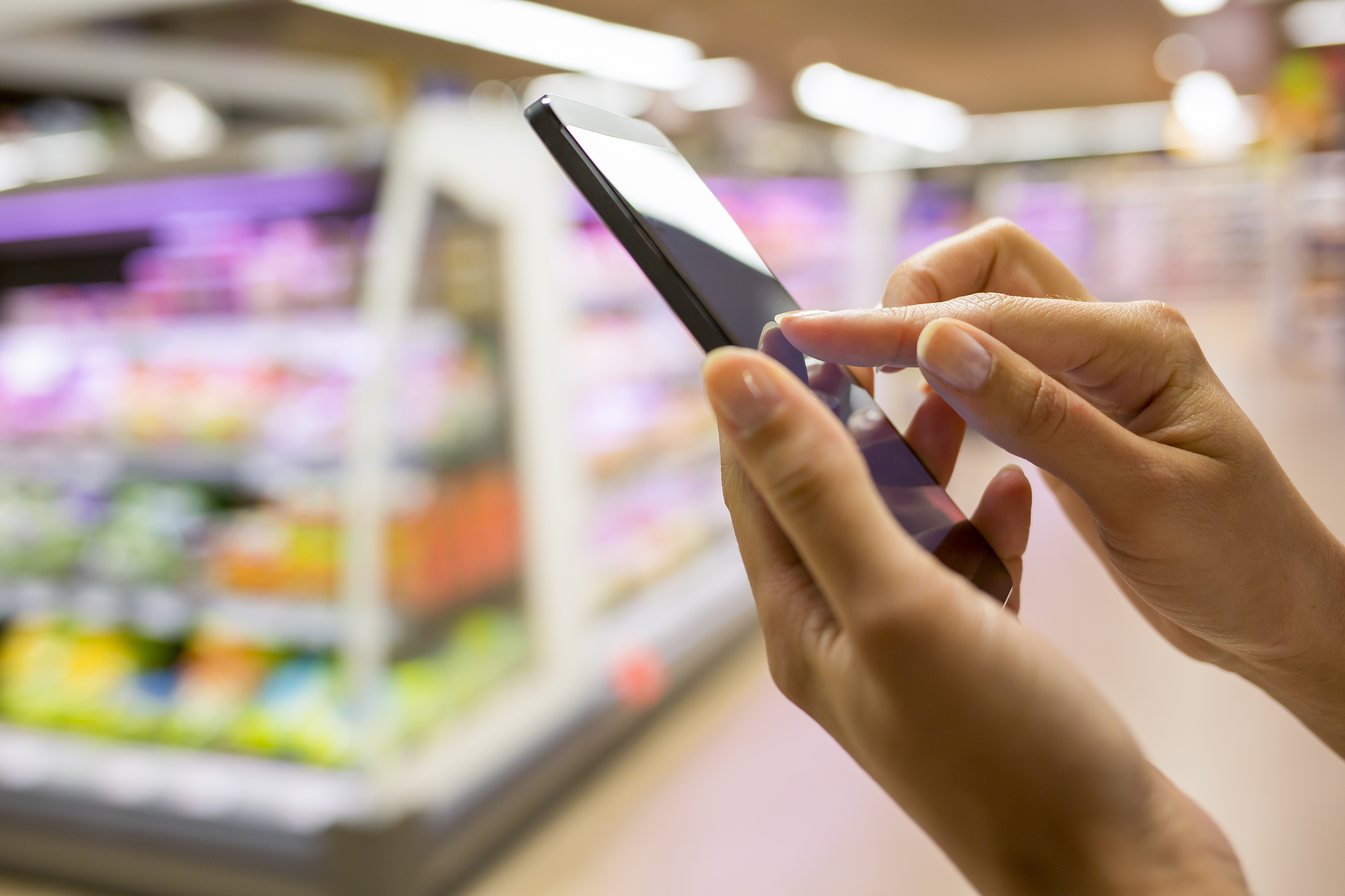 mobile en magasin