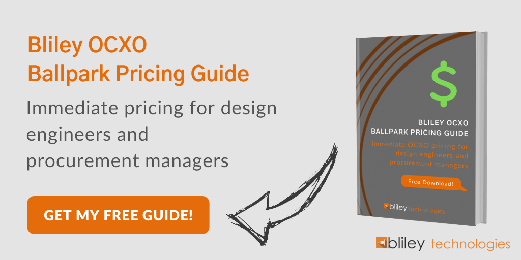 Bliley OCXO Oscillator Pricing Guide Download