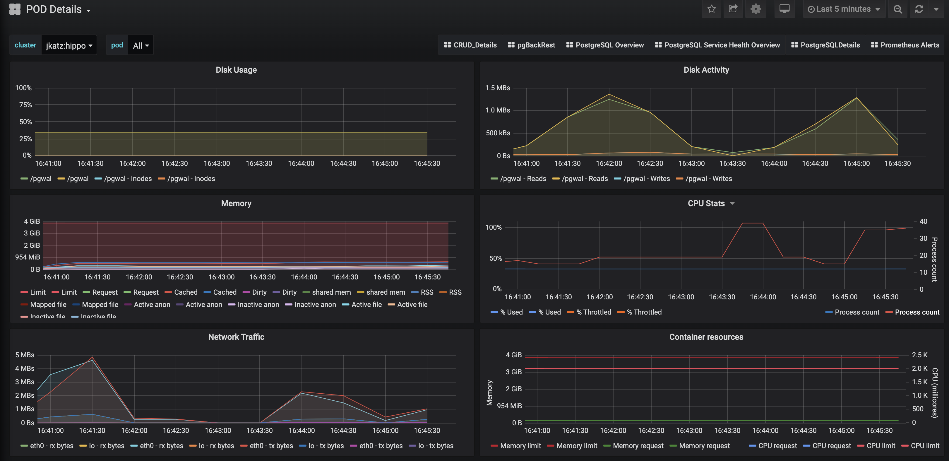 postgresql-monitoring-pod