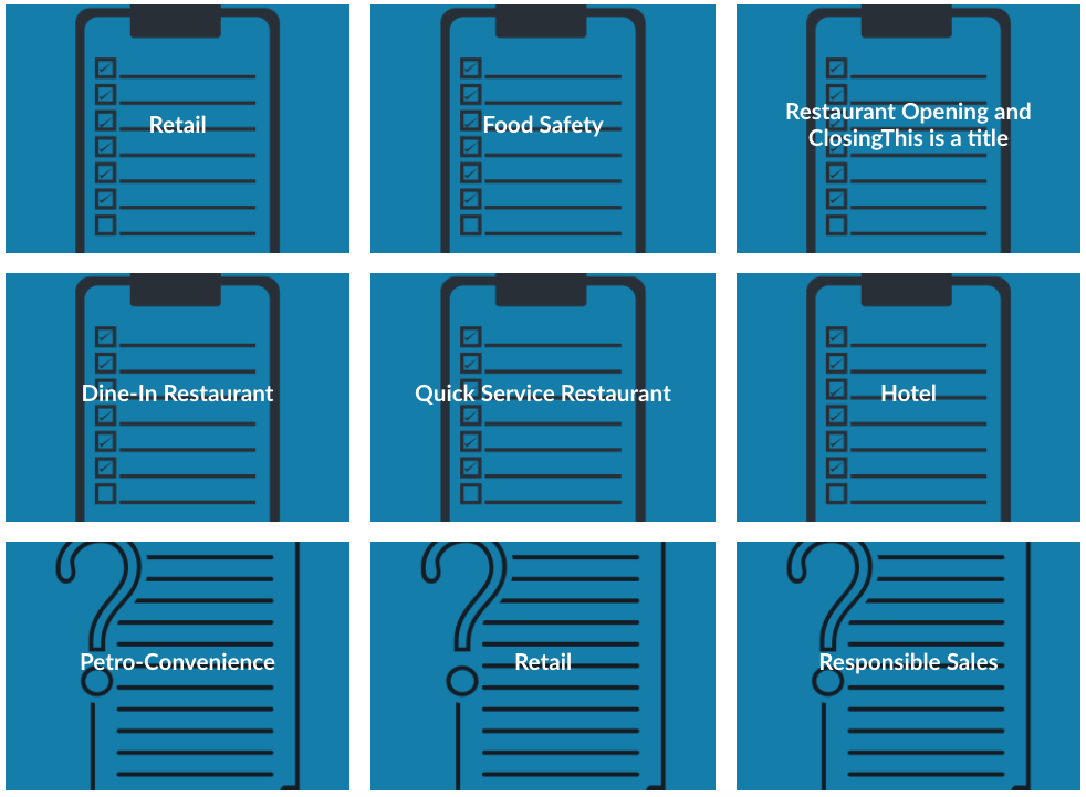 Free inspection checklist samples | Intouch Insight