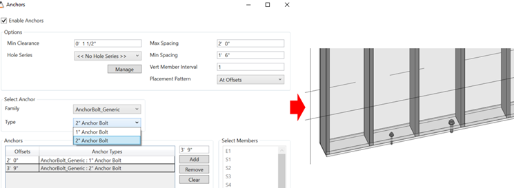 StrucSoft Solutions MWF anchor bolts