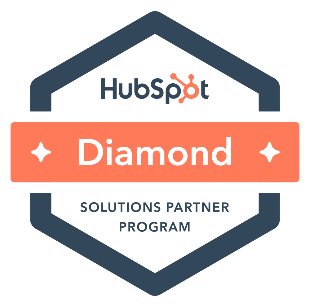 Hubspot Diamond Partner badge