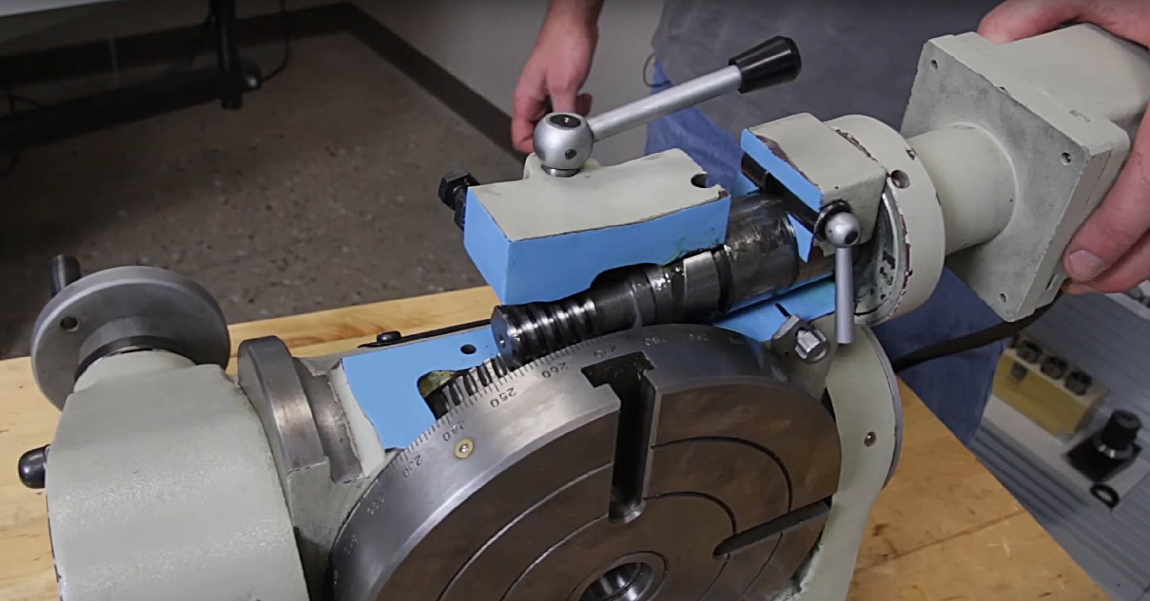 Adjusting the Backlash on a 4th Axis for Greater Accuracy