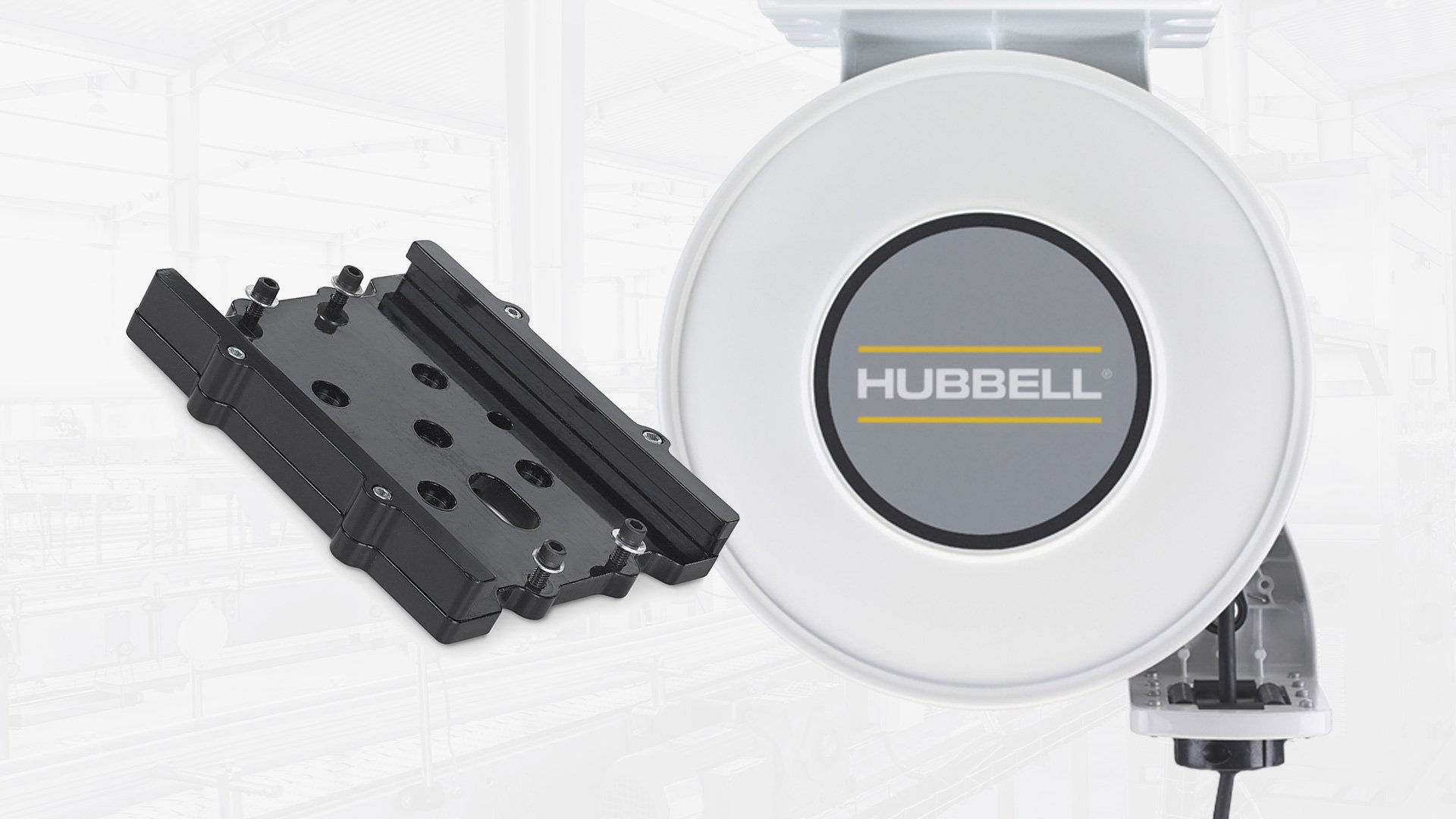Install Hubbell inREACH™ Industrial Cord Reel on Mounting Bracket — Allied  Electronics & Automation 