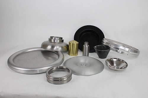 Metal spun components