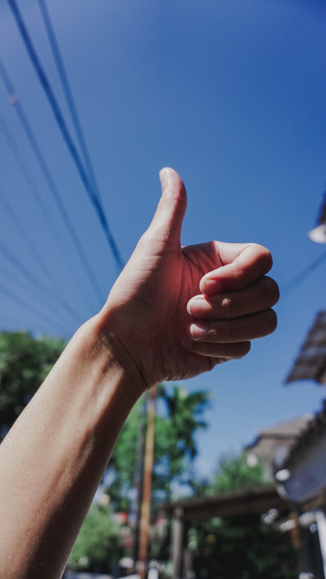 Thumbs up