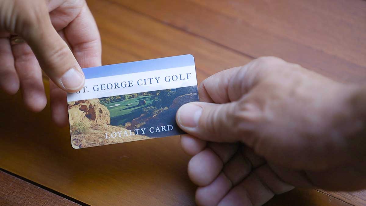 golf course loyalty card