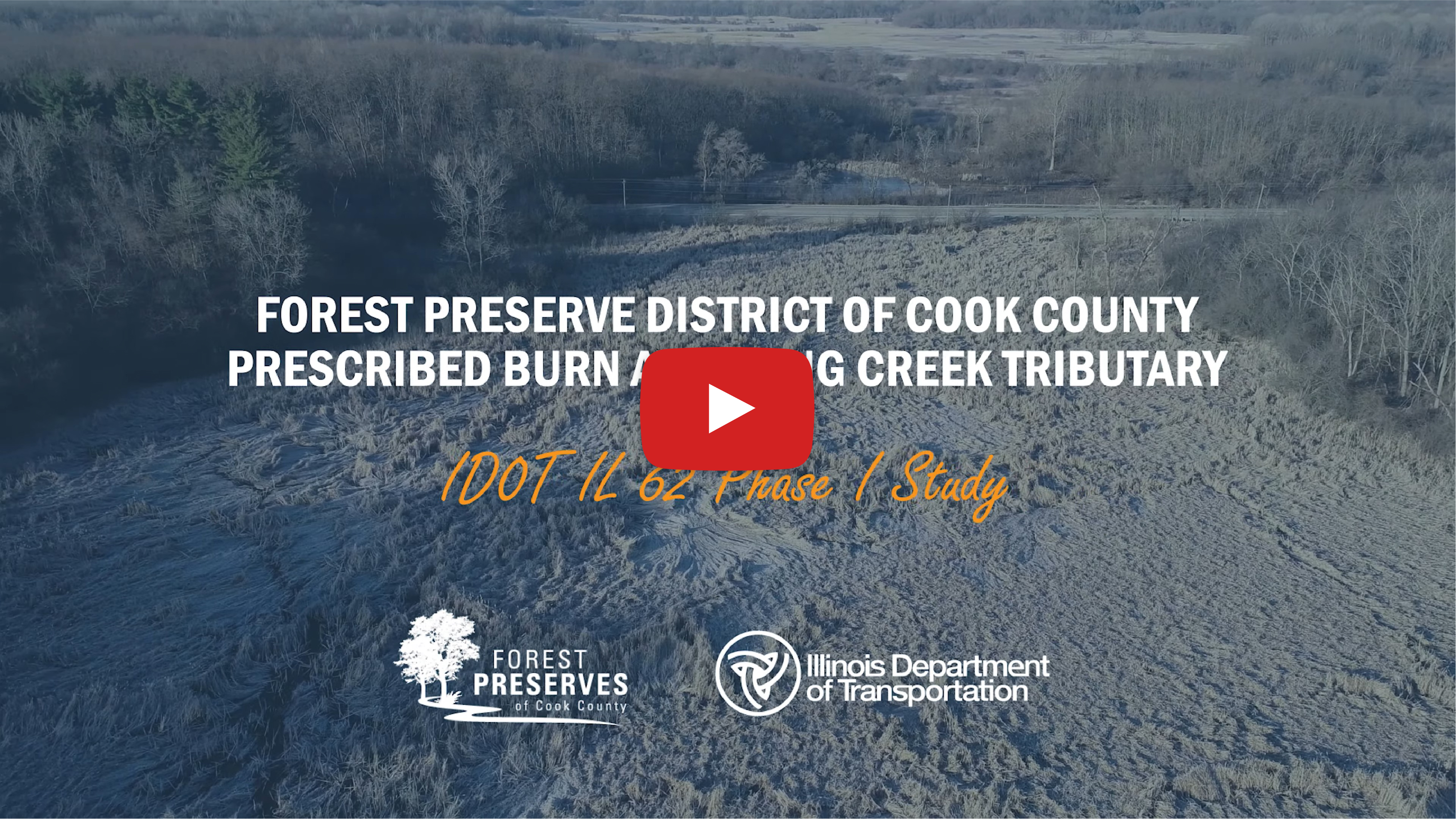 Prescribed Burn at Spring Creek Tributary