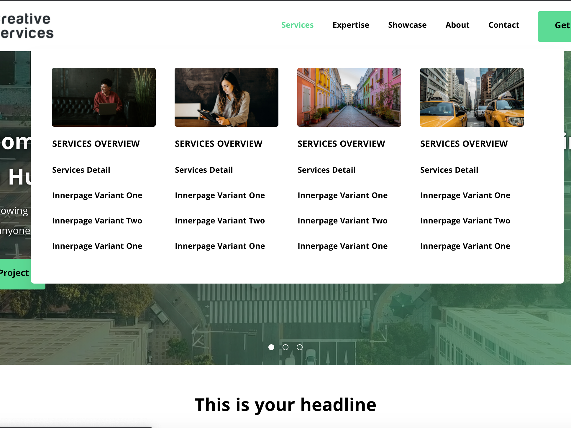 Customizable Mega Menu
