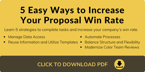 5 Easy Ways to Increase Your Proposal Win Rate