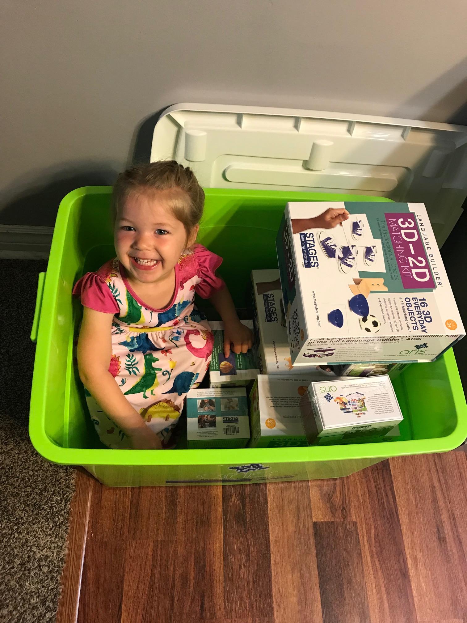 Ezri in box