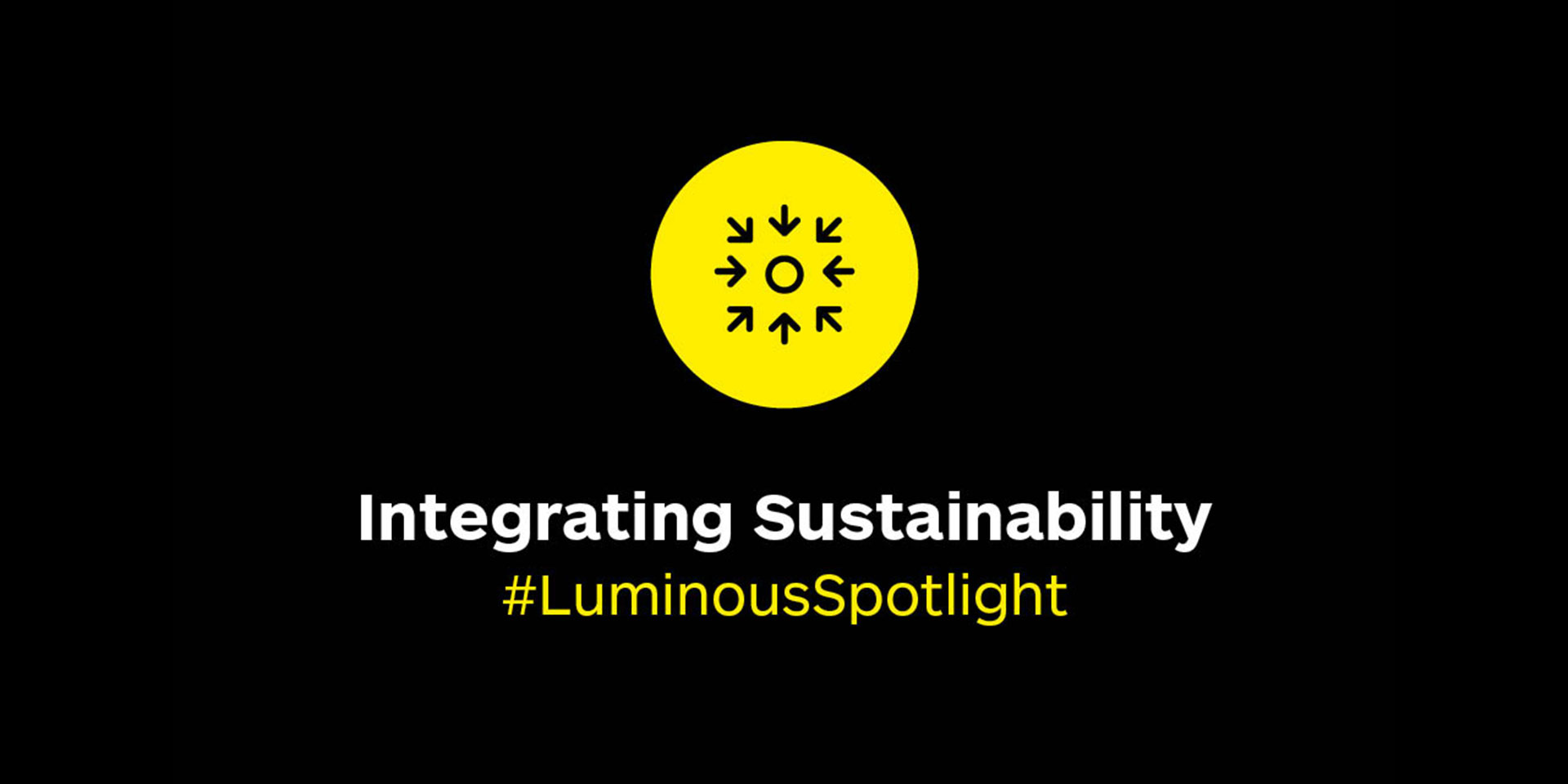#illumination event 2: Integrating sustainability