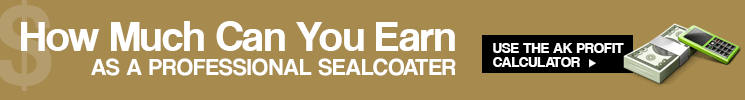 How much can you earn as a professional sealcoater? Calculator
