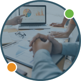 team discussing plan for marketing translation