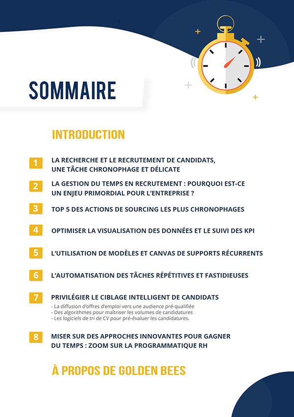 Sommaire guide  optimiser la gestion de ses recrutements