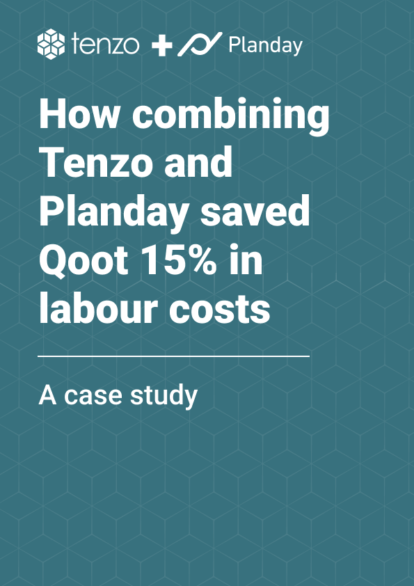 Tenzo Planday Qoot case study
