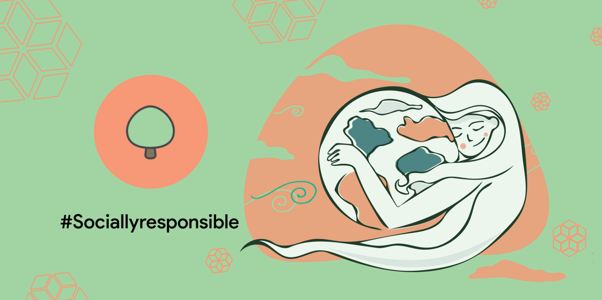 Socially responsible logo