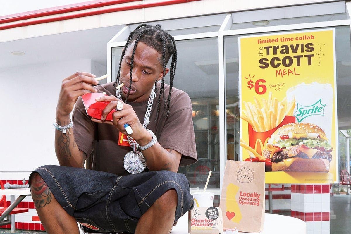 Travis Scott Mcdonalds - the future of restaurants