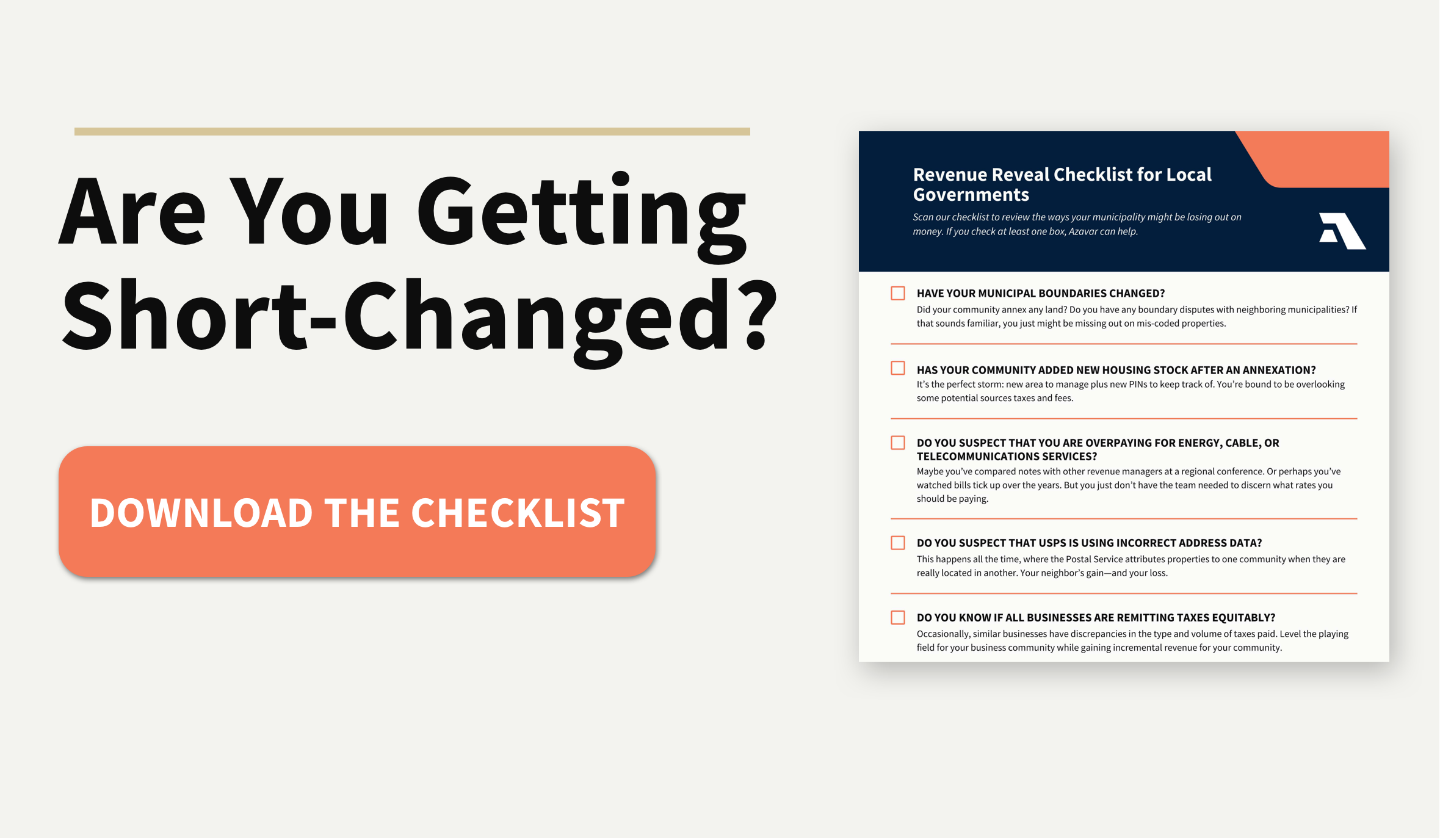 Is your municipality getting short-changed?