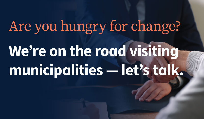 Azavar is on the road visiting municipalities … again!