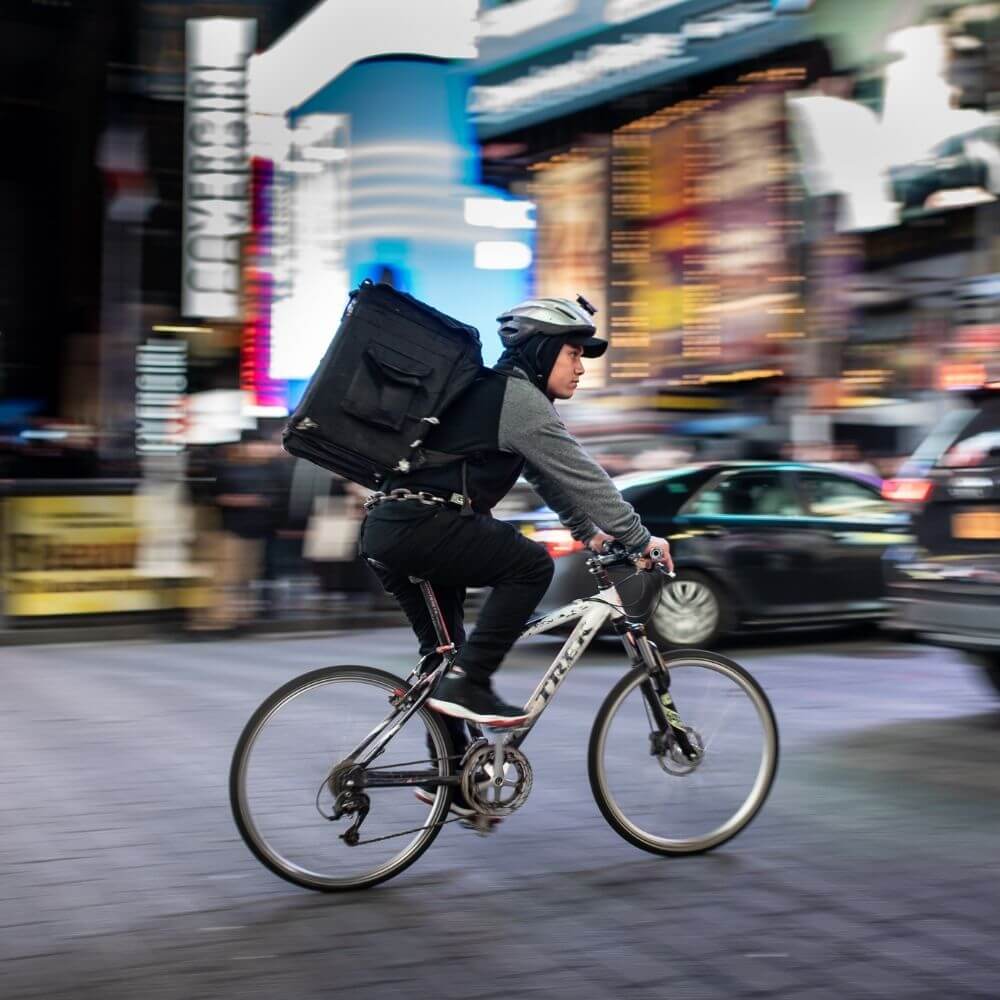 Repartidor de app de delivery