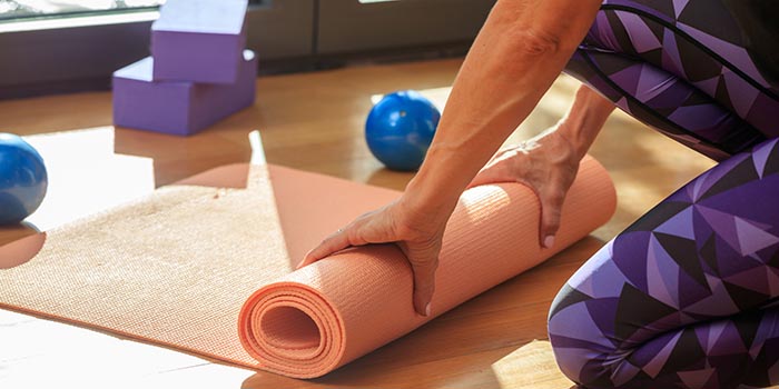 Why & how to clean your yoga mat